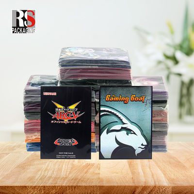 Plastic Poly Trading Card Protector Sleeves Standard Size Custom Logo Voor zakelijk cadeau