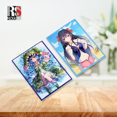 Plastic Poly Trading Card Protector Sleeves Standard Size Custom Logo Voor zakelijk cadeau