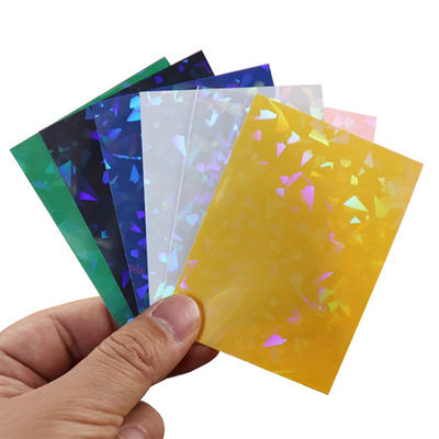 Custom Clear Holographic Card Beschermende mouwen 66x91mm Sportkaart Plastic mouwen