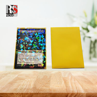 Custom Clear Holographic Card Beschermende mouwen 66x91mm Sportkaart Plastic mouwen