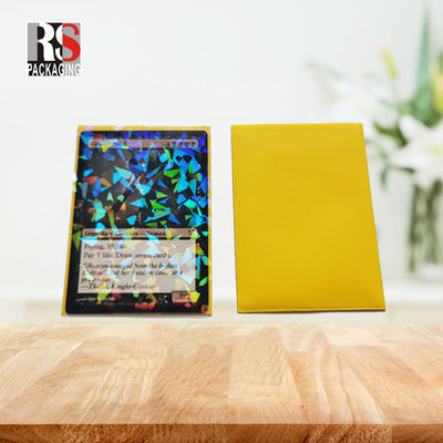 Op maat gedrukte dekbeschermingsmouwen voor Yugioh MTG Transparent Card Gaming