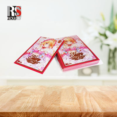 Standaardgrootte Trading Card Sleeves PP Speelkaartscherm Sleeves Gepersonaliseerd