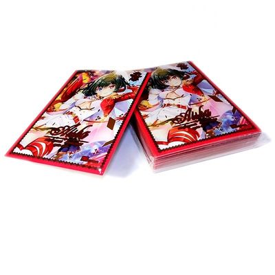 National Style Trading Cards mouwen beschermer waterdicht helder of op maat gemaakt kleur