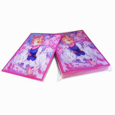 Doorzichtige, op maat gemaakte plastic MTG-kaartsleeven TCG Yugioh Trading Card Protectors