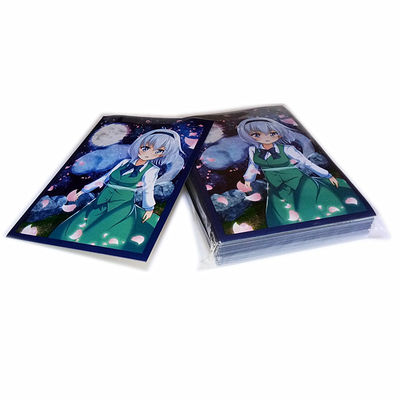 Transparante PP transparante plastic kaartschuim voor hologram spel beschermkaart