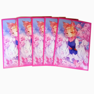 Multicolore matte speelkaartschermen PP visitekaart beschermende mouw