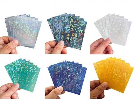 Top Open PP Trading Game Kaartsleeven Holographische Toploader Sleeves Custom Art Printed