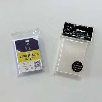 Antistatische, doorzichtige, zachte plastic kaartenhouders voor de bescherming van speelkaarten