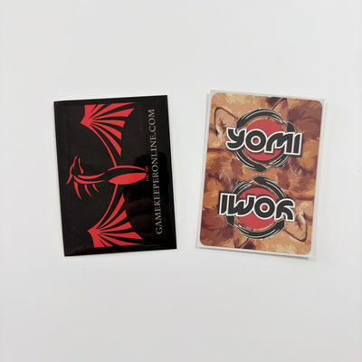 Soft Double Laser Waterproof Toploader voor 100pcs Custom Art Printed Sport Card Sleeves