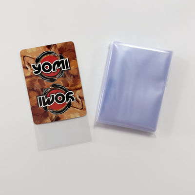 Soft Double Laser Waterproof Toploader voor 100pcs Custom Art Printed Sport Card Sleeves