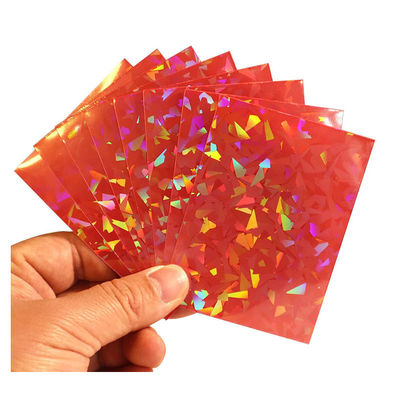 PP Plastic Trading Card Protector Edelsteen Laser Holografische mouwen Voor YUGIOH