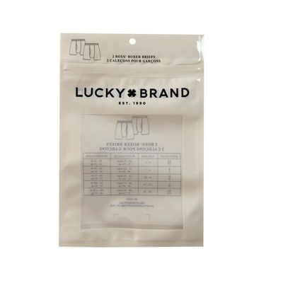 PET / CPP Custom Printed Zip Lock Bags Plastic Packaging Bags voor kleding en schoenen