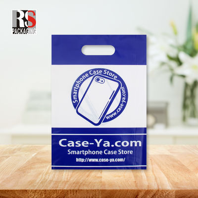 Boutique Plastic Poly Bag Heavy Duty Die Cut Patch Handle Winkelwagen