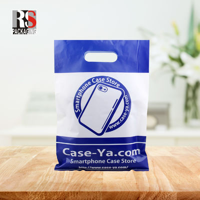 Boutique Plastic Poly Bag Heavy Duty Die Cut Patch Handle Winkelwagen