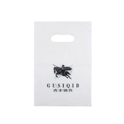 Custom Mylar Die Cut Handle Poly Bags Recycleerbare plastic cadeautas Shopping Bag