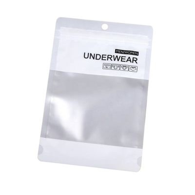 Zipper Seal Printed Poly Bag Stand Up Pouch Plastic Socks Verpakkingszak Vochtbestendige