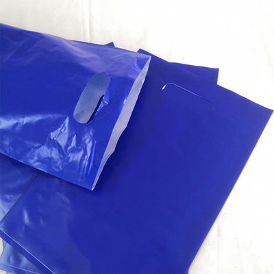 Luxe handvat winkeltas met logo drukken aangepaste plastic winkeltas