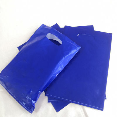 Luxe handvat winkeltas met logo drukken aangepaste plastic winkeltas