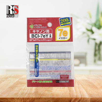 Biologisch afbreekbare OPP BOPP Poly Bag Transparent Cellophane Header Bags Verpakking