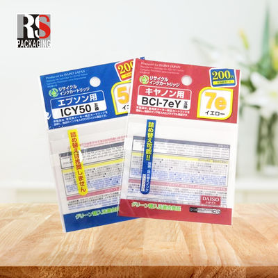 Biologisch afbreekbare OPP BOPP Poly Bag Transparent Cellophane Header Bags Verpakking