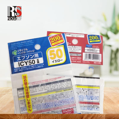 Biologisch afbreekbare OPP BOPP Poly Bag Transparent Cellophane Header Bags Verpakking