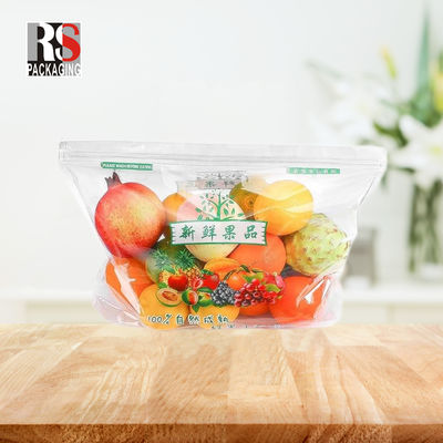 CPP OPP polyethyleen micro geperforeerd rits slot plastic zak voor verse groenten