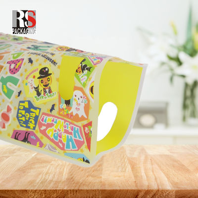 Plastic Handle Shopping Bag Recyclebare Gravure Printing Voor Boutique Op maat