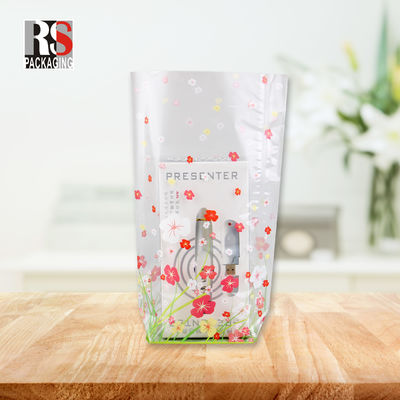 Op maat gedrukte vierkante bodem opstaande plastic zakken voor snoep koffie thee verpakking