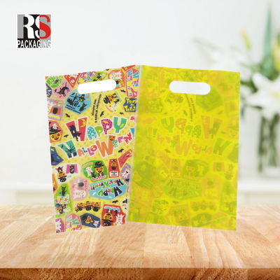 Waterdicht vouw winkeltas Recyclebare poly plastic zakken Customized logo printing