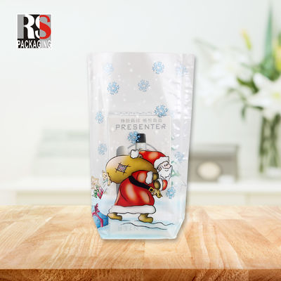 Op maat gedrukte vierkante bodem opstaande plastic zakken voor snoep koffie thee verpakking