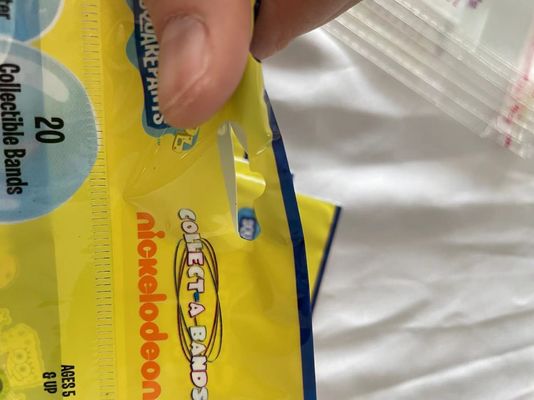 Zelfklevend zegel Bopp poly zak voor sieraden oorbellen Verpakking Op maat gedrukt