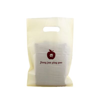 Gepersonaliseerde kleur Kleine plastic handvat winkeltas voor sterke poly plastic verpakkingen