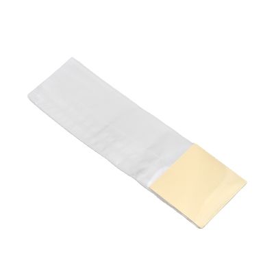 Voedselindustrie cellophane platte bodem zak met plat geopend afdichtingshandvat 4x8x20cm