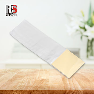 Voedselindustrie cellophane platte bodem zak met plat geopend afdichtingshandvat 4x8x20cm