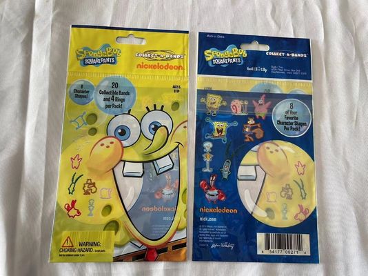 Herverzegelbare op maat gedrukte verpakkingszakken briefpapier Kleine cadeautassen met kop
