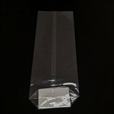Poly Opp Cross Block Square Bottom Plastic Bags Herverzegelbare voedselverpakkingszakken