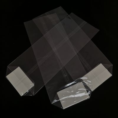 Poly Opp Cross Block Square Bottom Plastic Bags Herverzegelbare voedselverpakkingszakken
