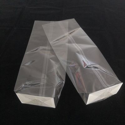 Poly Opp Cross Block Square Bottom Plastic Bags Herverzegelbare voedselverpakkingszakken