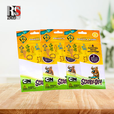 Transparante hervergrendelbare Bopp Poly Bag zelfklevende plastic stand-up zak met kop