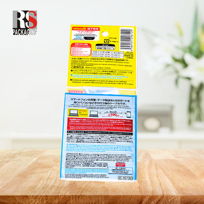 Transparante hervergrendelbare Bopp Poly Bag zelfklevende plastic stand-up zak met kop