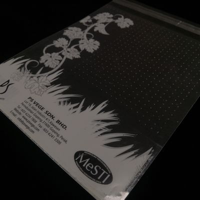 Gepersonaliseerde grootte Microperforated zakken Plastic poly verpakkingszakken voor fruitkoekjes