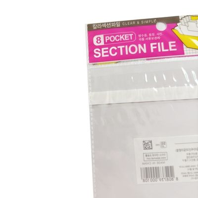 Verzegelhandvat Bopp Poly Bag Zelfklevende verzegelkoptas met euro slot en tape