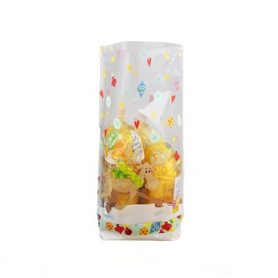 Candy Plastic Flat Bottom Bag Cross Bottom Stand Up Pouch Verpakking Gepersonaliseerd Logo