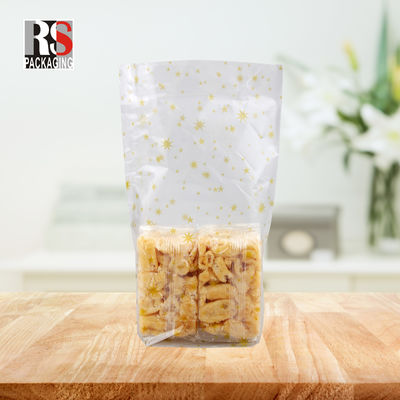 Vierkante bodem OPP zak Custom Design voor het verpakken van snacks in heldere of aangepaste kleuren