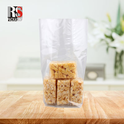 Vierkante bodem OPP zak Custom Design voor het verpakken van snacks in heldere of aangepaste kleuren