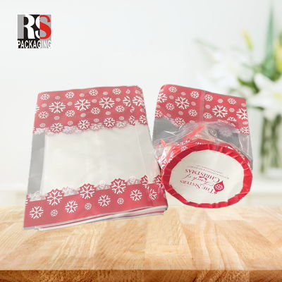 Cellophane Flat bottom bag verpakking warmte afdichting Stand up pouches voor snoep chocolade