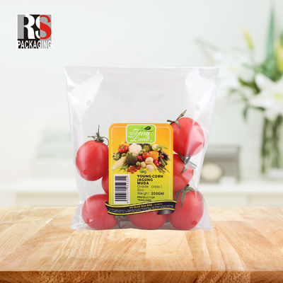 Recyclebare micro-perforeerde herbruikbare slazakzakken voor fruit- en groentenverpakkingen