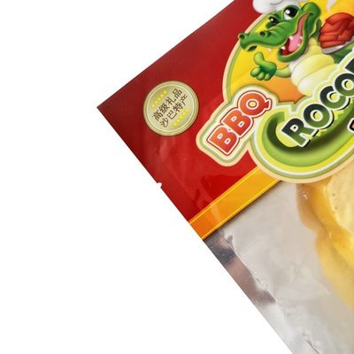 Geurbestendige runderpakketzakken met ramen PET / VMPET / PE-materiaal voor notenkernen
