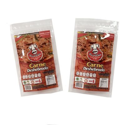 Geurbestendige runderpakketzakken met ramen PET / VMPET / PE-materiaal voor notenkernen