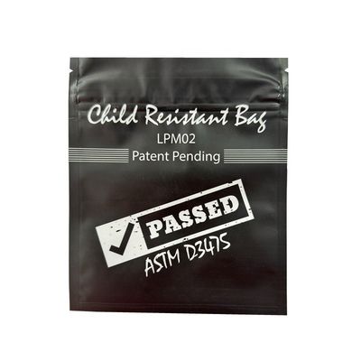 Matte geurbestendige Mylar Stand Up Foil Zip Lock Mylar Pocket Bag Kinderwaardig